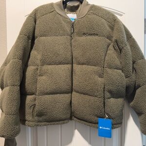 Columbia Olive Green Puffer Jacket